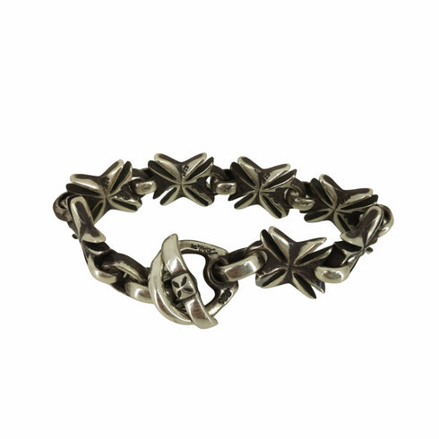 ビルウォールレザー BILL WALL LEATHER MID WAVE BRACELET SV925 メンズ