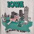 IOWA A PLACE TO ROW プリントTシャツ メンズ import:XL