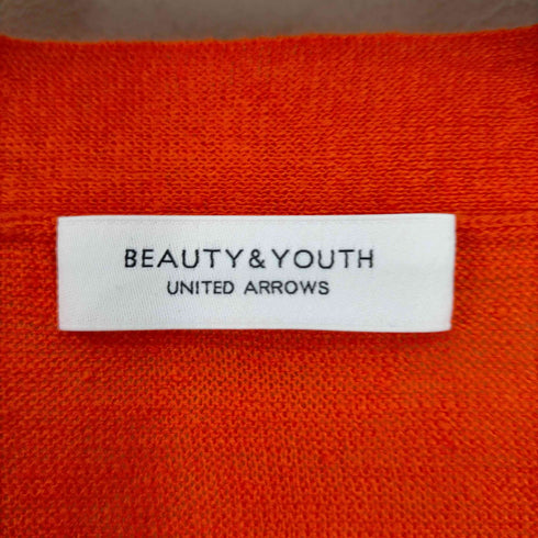 ビューティーアンドユースユナイテッドアローズ BEAUTY & YOUTH UNITED ARROWS 麻Vネックカーディガン -UVケア/ウォッシャブル- レディース