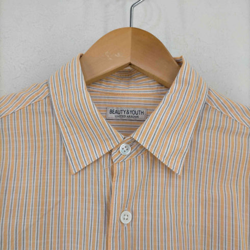 ビューティーアンドユースユナイテッドアローズ BEAUTY & YOUTH UNITED ARROWS プレップストライプ シャツ メンズ JPN:S
