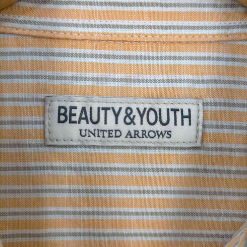 ビューティーアンドユースユナイテッドアローズ BEAUTY & YOUTH UNITED ARROWS プレップストライプ シャツ メンズ JPN:S