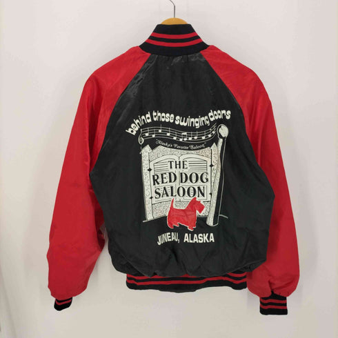 COLLEGE HOUSE バックプリント ナイロン スタジャン メンズ import:M