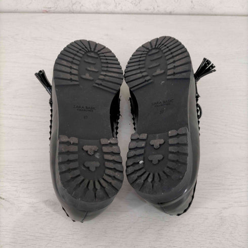 ザラ ZARA スタッズ タッセルローファー レディース EUR:37