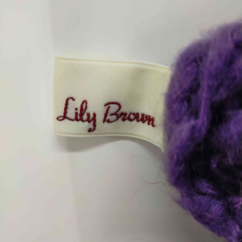 リリーブラウン Lily Brown バックレースニット レディース FREE