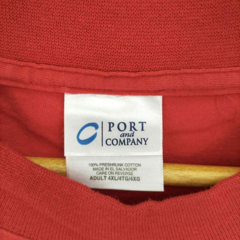 ポートアンドカンパニー PORT and COMPANY クルーネック L/S Tシャツ ビッグサイズ 4XL メンズ 4XL