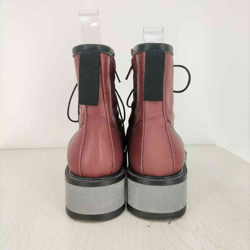 レギュレーション ヨウジヤマモト REGULATION Yohji Yamamoto 厚底 サイドジップ 8ホールブーツ レディース