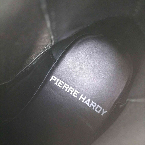 ピエールアルディ PIERRE HARDY パテントレザー プラットフォーム サイドゴアブーツ レディース EUR:35