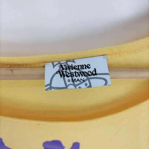 ヴィヴィアンウエストウッドマン Vivienne Westwood MAN DANGEROUS ANIMAL プリント 変形 カットソー メンズ