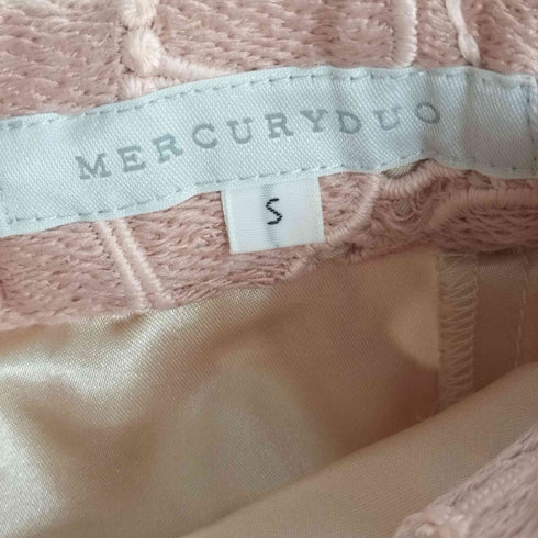 マーキュリーデュオ MERCURYDUO フラワーレースフレアスカート レディース JPN:S
