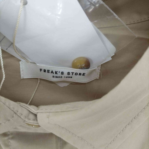 フリークスストア FREAKS STORE 19AW 比翼 ノーカラーシャツワンピース レディース FREE