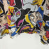 90S 銀タグ USA製 総柄 アニメ 悪役 キャラクター プリント S/S Tシャツ メンズ L/XL