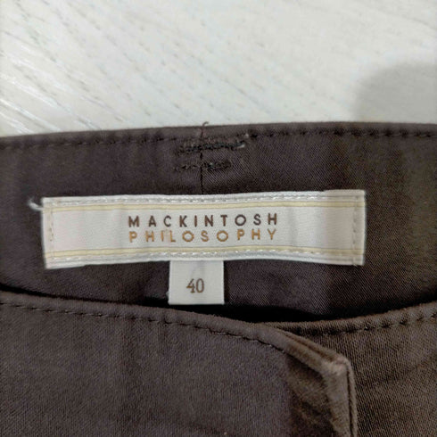 マッキントッシュフィロソフィー MACKINTOSH PHILOSOPHY クロップドパンツ レディース 40