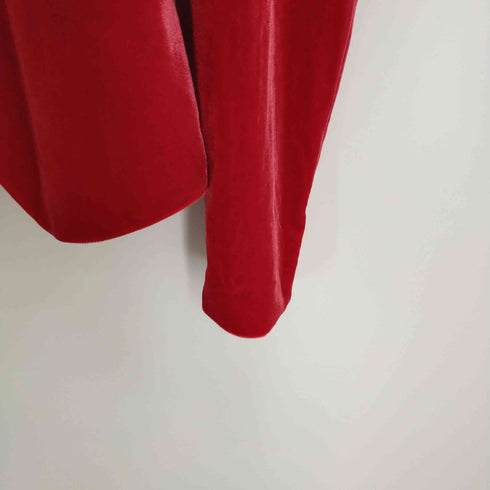 エンポリオアルマーニ EMPORIO ARMANI ベロアテーラードジャケット 2B ベルベット Velvet Dress レディース 42