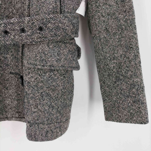 デニムアンドサプライ ラルフローレン DENIM & SUPPLY RALPH LAUREN ツイード ショールカラーボアコート レディース import:XS