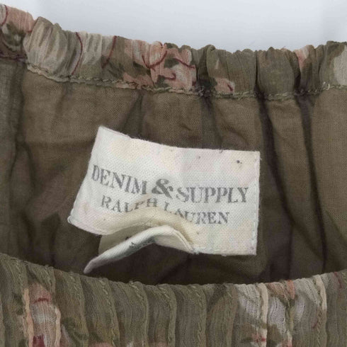 デニムアンドサプライ ラルフローレン DENIM & SUPPLY RALPH LAUREN フラワー キャミワンピース レディース import:M