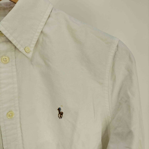 ラルフローレン RALPH LAUREN ポニー刺繍 ボタンダウンシャツ レディース import:M
