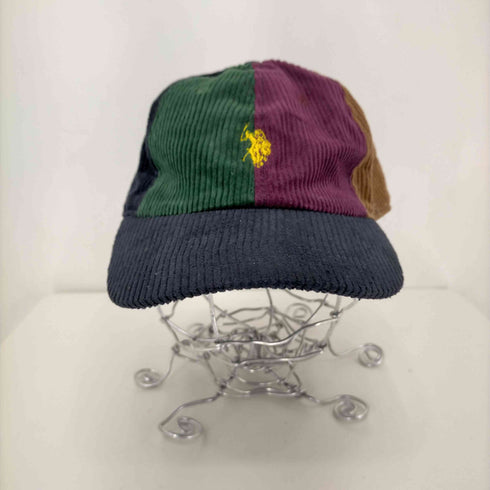 ユーエスポロアッスン U.S.POLO ASSN コーデュロイ マルチカラーCAP 帽子 メンズ 57~59cm