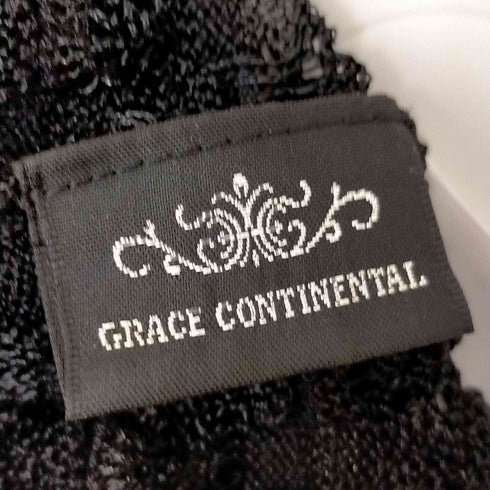 グレースコンチネンタル GRACE CONTINENTAL イレギュラーヤーンニットカーディガン レディース 36
