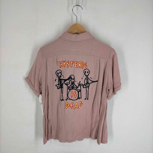 ヒステリックグラマー HYSTERIC GLAMOUR 刺繍デザインレーヨンシャツ レディース FREE
