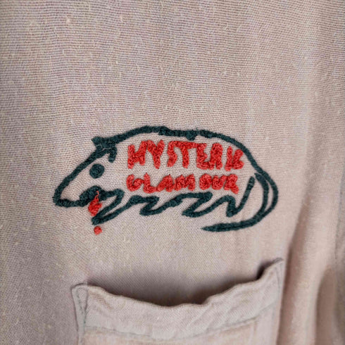 ヒステリックグラマー HYSTERIC GLAMOUR 刺繍デザインレーヨンシャツ レディース FREE