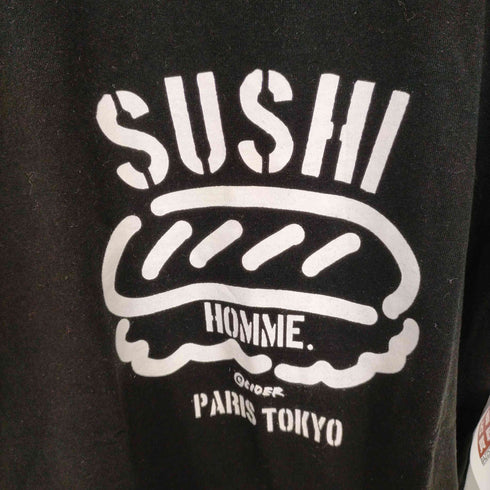 ビームス BEAMS TOKYO CULTUART by BEAMS かせきさいだぁ SUSHI HOMME Tシャツ メンズ JPN:M