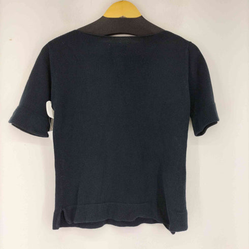 ヨウジヤマモト Yohji Yamamoto ボートネック S/S コットンニット レディース JPN:3