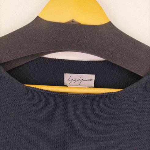 ヨウジヤマモト Yohji Yamamoto ボートネック S/S コットンニット レディース JPN:3