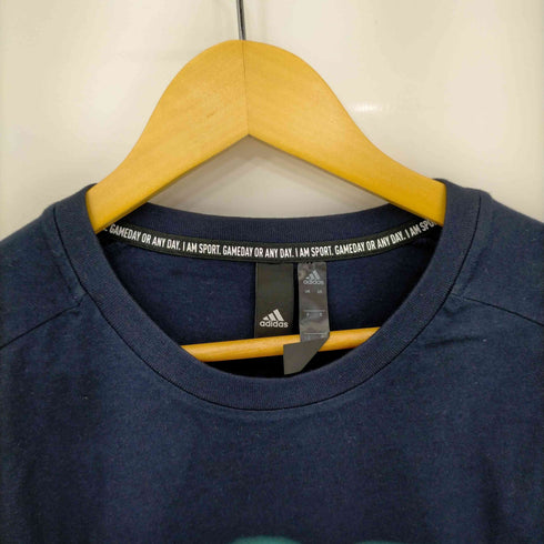 アディダス adidas フロントプリントTシャツ メンズ XO