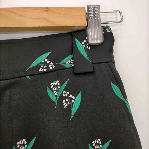 スピックアンドスパン Spick and Span スズランプリントストレートパンツ レディース JPN:36