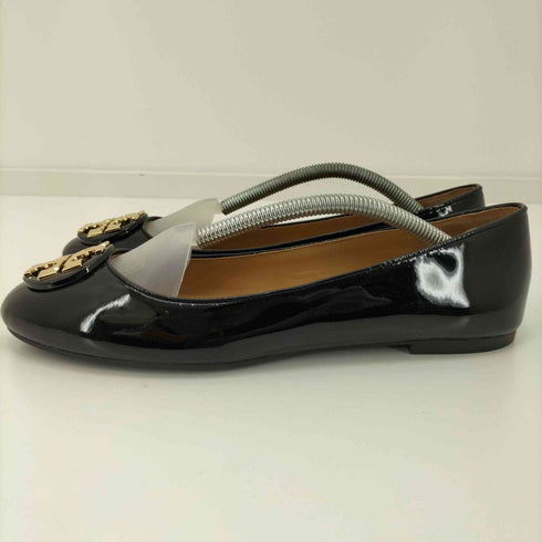 トリーバーチ TORY BURCH CLAIRE PATENT BALLET FLAT エナメルフラットパンプス レディース 8 1/2