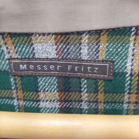 MESSER FRITZ ラグランステンカラーコート メンズ
