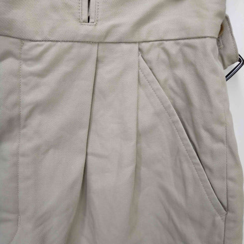 ハバーサック アタイア HAVERSACK ATTIRE ボタンフライ 2タックショートパンツ レディース JPN:1