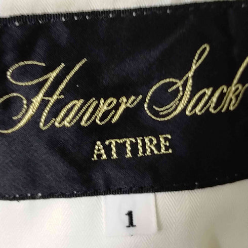 ハバーサック アタイア HAVERSACK ATTIRE ボタンフライ 2タックショートパンツ レディース JPN:1
