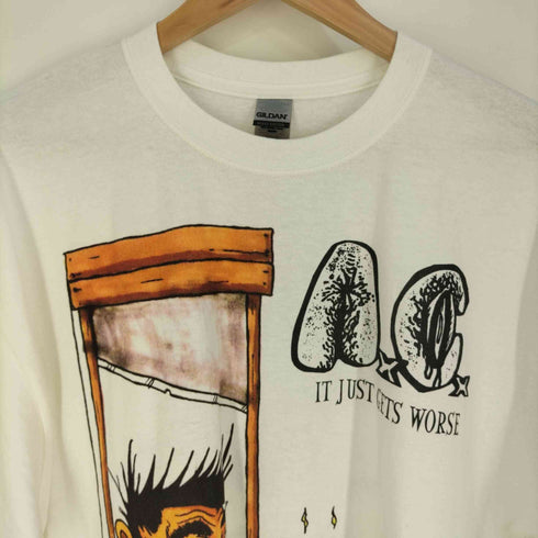 ギルダン GILDAN HEAVY COTTON 両面プリント クルーネックTシャツ バンドTシャツ メンズ import:XL