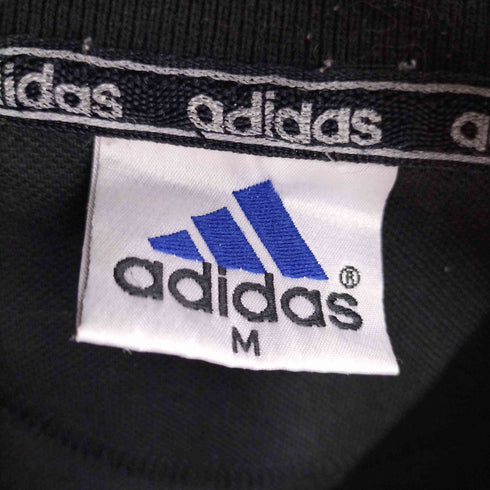 アディダス adidas 90s 胸元ワンポイント刺繍 S/S ポロシャツ メンズ import:M