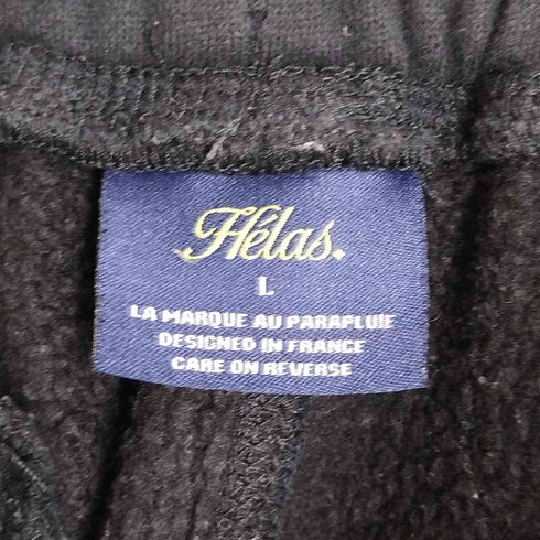 ヘラス HELAS ロゴ刺繍 スウェットショーツ ショートパンツ メンズ JPN:L