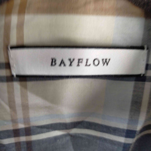 ベイフロー BAYFLOW 20SS 両胸ポケットボックス半袖チェックシャツ メンズ JPN:3