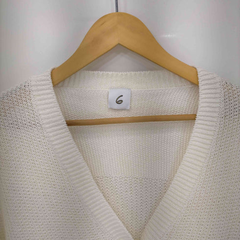 ロクビューティーアンドユースユナイテッドアローズ 6 BEAUTY & YOUTH UNITED ARROWS MESH CARDIGAN レディース
