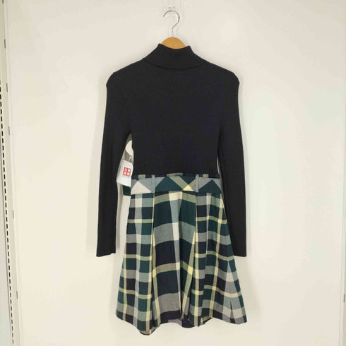 ブルーレーベルクレストブリッジ BLUE LABEL CRESTBRIDGE ニット切替ワンピース レディース 38
