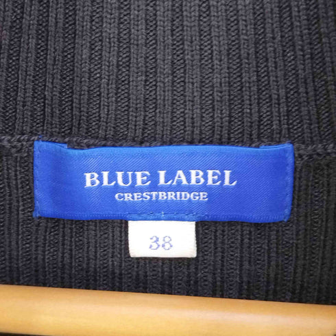ブルーレーベルクレストブリッジ BLUE LABEL CRESTBRIDGE ニット切替ワンピース レディース 38