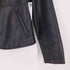 ザラ ZARA ノーカラー フェイクレザージャケット レディース import:L