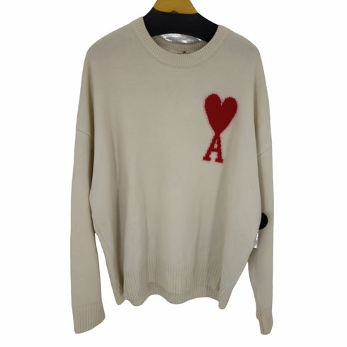 アミアレクサンドルマテュッシ AMI ALEXANDRE MATTIUSSI AMI DE COEUR クルーネック セーター メンズ