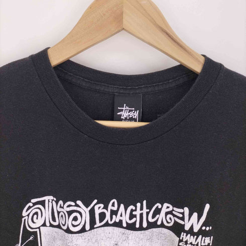 ステューシー Stussy BEACH CREW フロントプリント S/S Tシャツ メンズ import:M