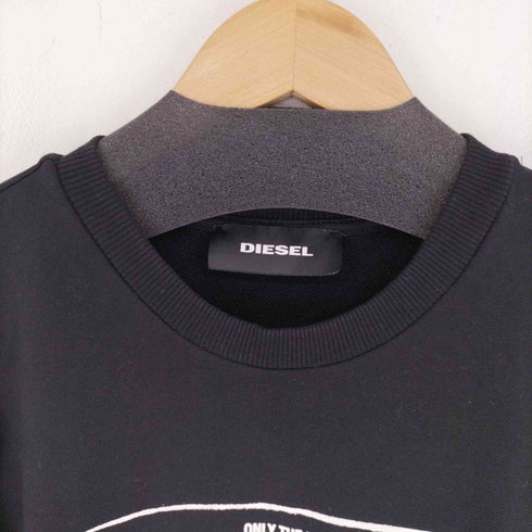 ディーゼル DIESEL フロントラバープリント スウェット メンズ import:S