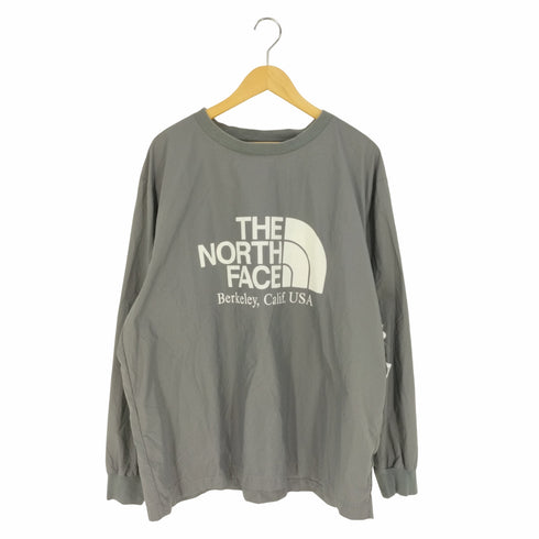 ノースフェイスパープルレーベル THE NORTH FACE PURPLE LABEL ナイロンロングTシャツ L/S Logo Woven Tee メンズ import:XL