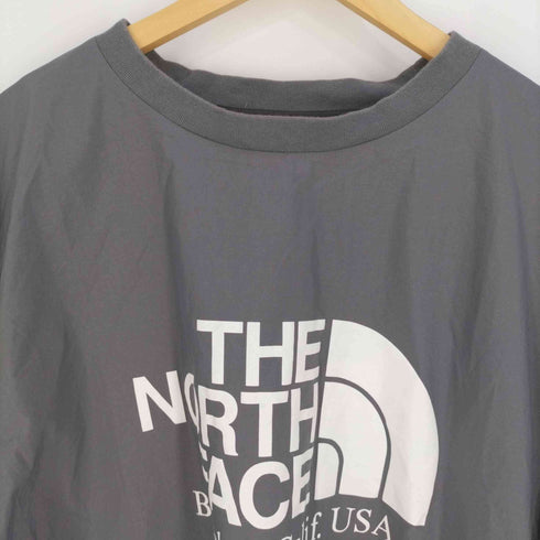 ノースフェイスパープルレーベル THE NORTH FACE PURPLE LABEL ナイロンロングTシャツ L/S Logo Woven Tee メンズ import:XL