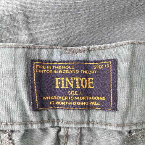 FINTOE リップストップカーゴパンツ メンズ