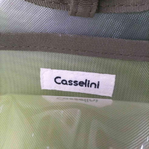 キャセリーニ Casselini プリントチュール ミニトートバッグ メッシュ クリア バッグ レディース