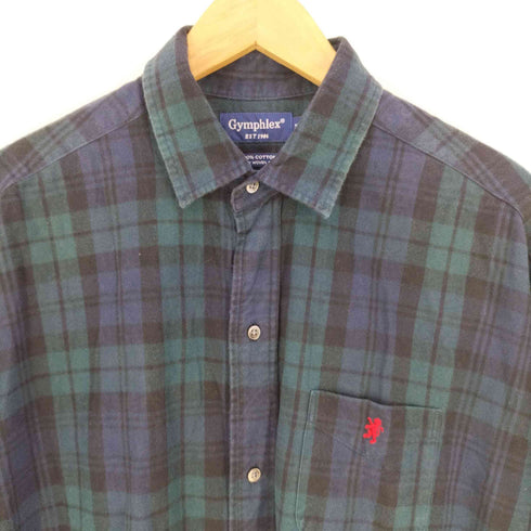 ジムフレックス GYMPHLEX チェック柄 ネルシャツワンピース レディース 14