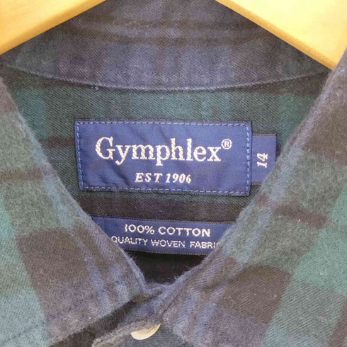 ジムフレックス GYMPHLEX チェック柄 ネルシャツワンピース レディース 14